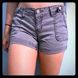 Midi Twill Shorts